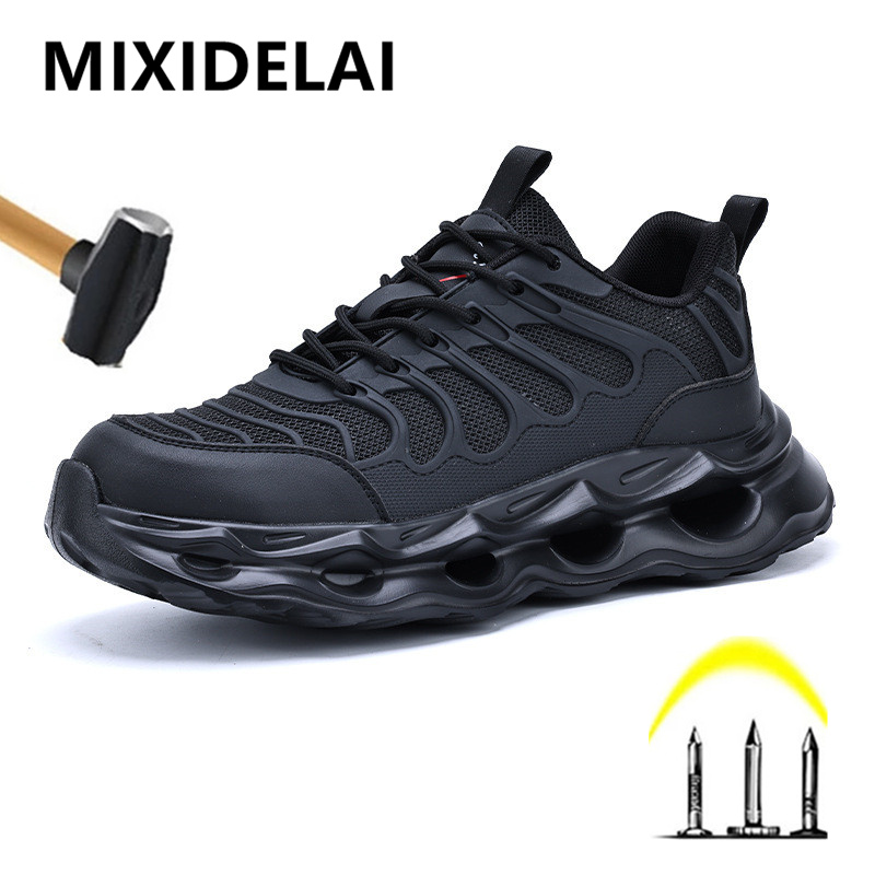 Men'S Fashion Videos - Fashion Sneakers Safety Shoes Men Lightweight