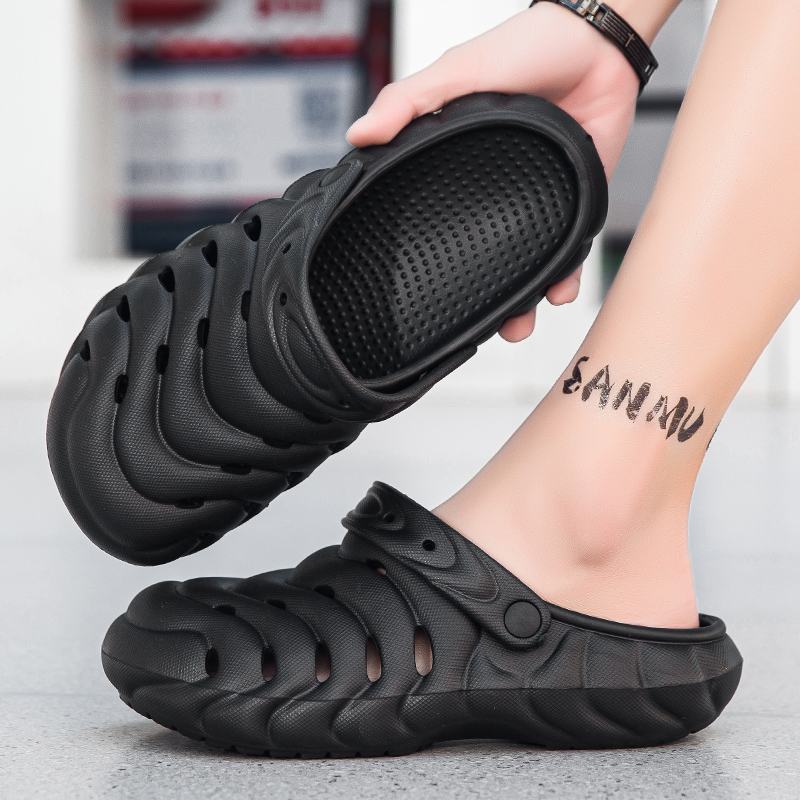 Men'S Fashion News - Summer Men's Hole Shoes Thick Bottom