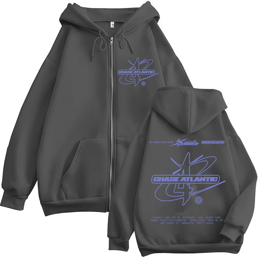 Rock Band Chase Atlantic Lost  - đánh giá và giá Mens Fashion Zip Up Hoodies