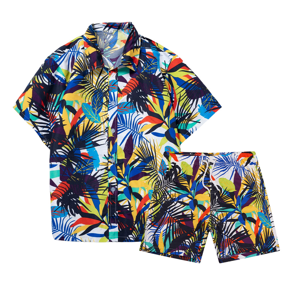 Hawaiian Coconut Tree 3D Print - đánh giá và giá Mens Fashion Clothes