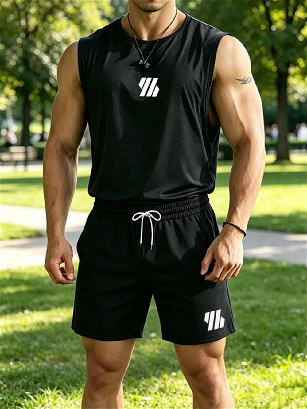 2026 new Men's Brand Vest Two- - đánh giá và giá Mens Fashion Summer