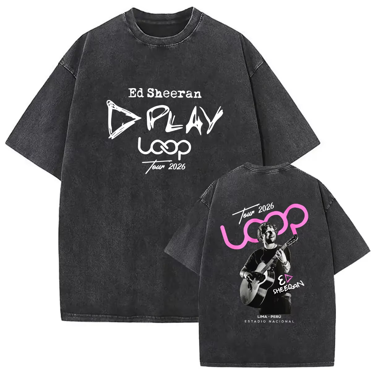 Rapper Ed Sheeran Loop Tour 20 - đánh giá và giá Poster Men Fashion