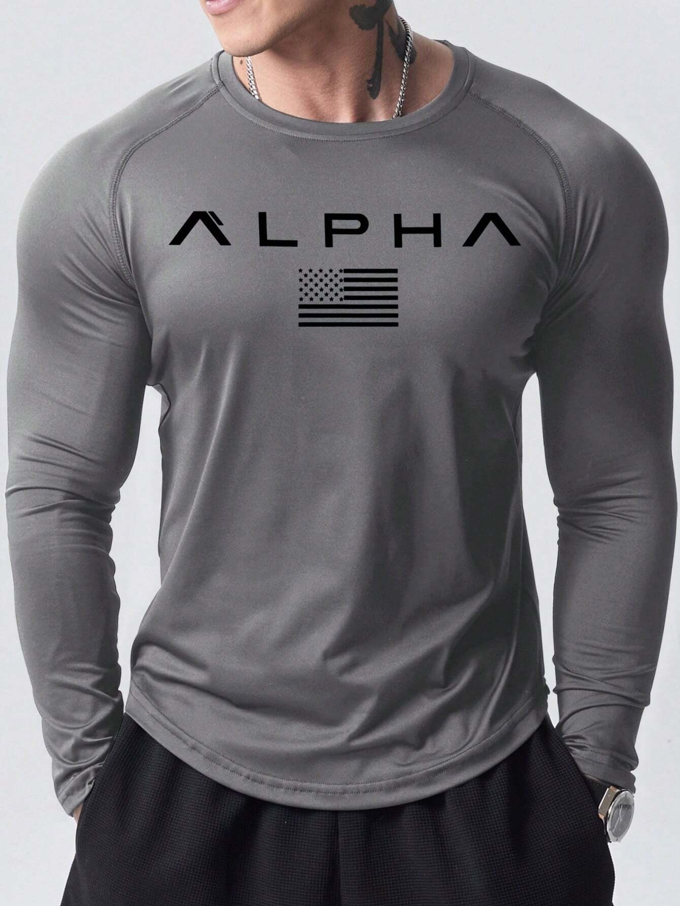 New Men's Long-Sleeved T-Shirt - đánh giá và giá Mens Fashion Clothes
