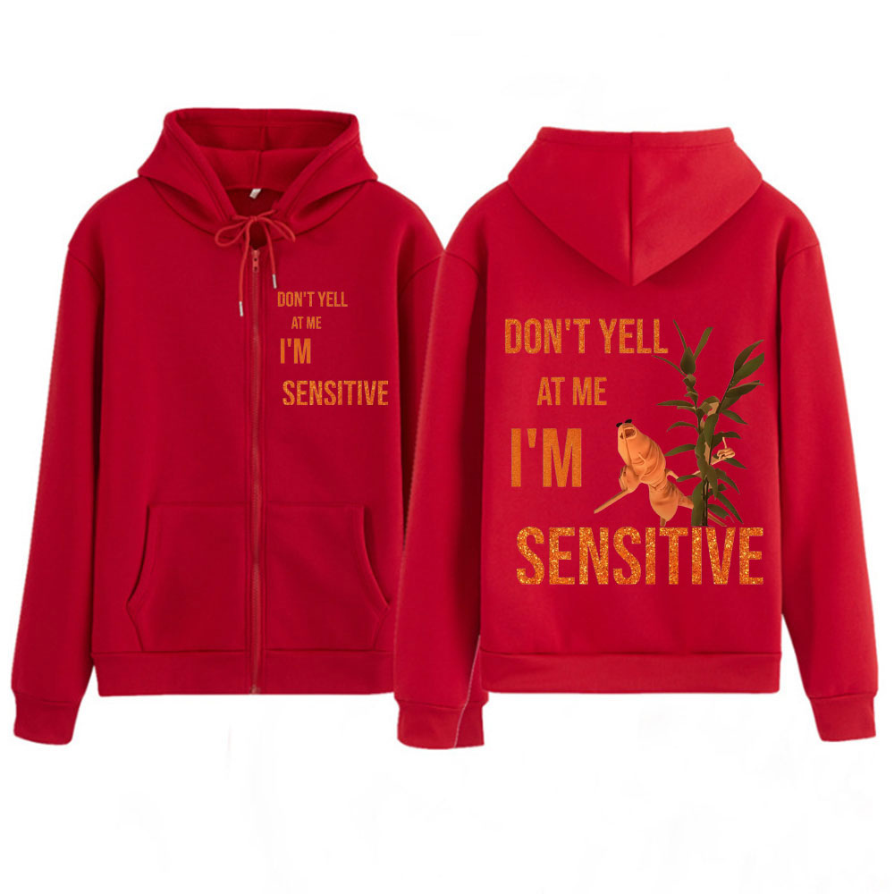 Marcus The Worm Don’t Yell At  - đánh giá và giá Mens Fashion Zip Up Hoodies