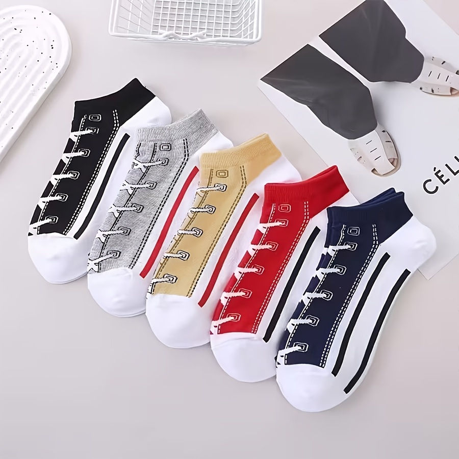 5 Pairs Men Summer Thin Cotton - đánh giá và giá Socks Ankle Men