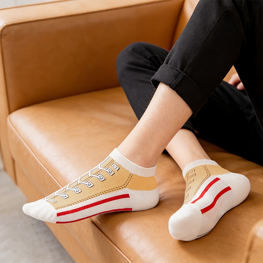 5 Pairs Men Summer Thin Cotton - đánh giá và giá Socks Ankle Men