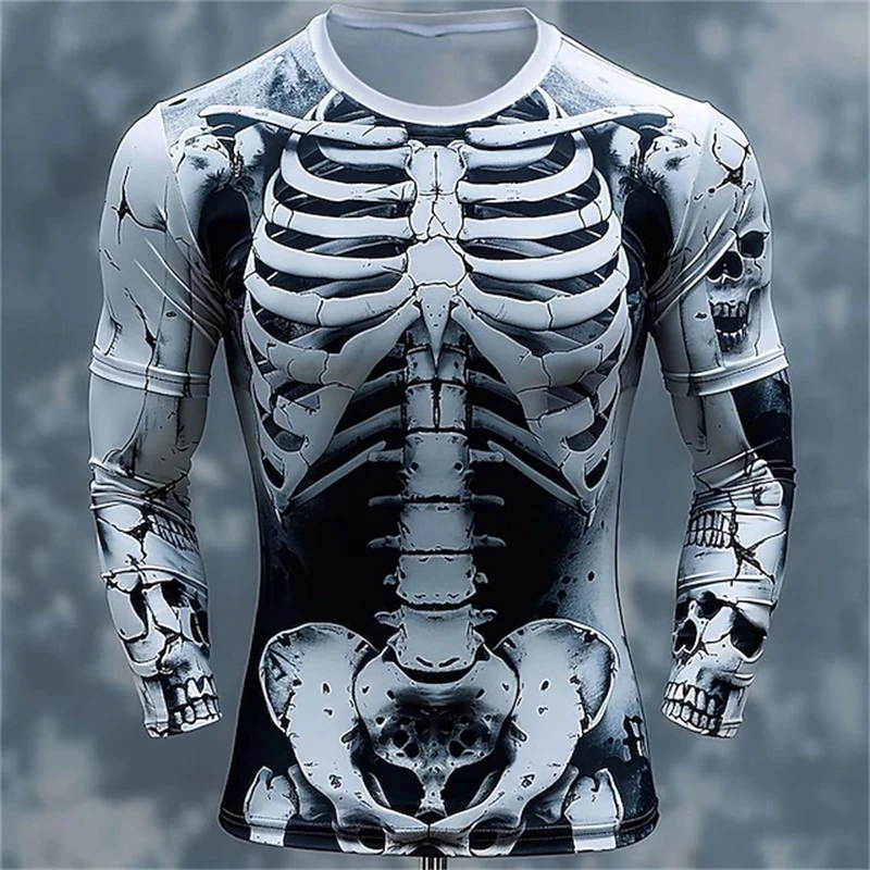 3D Print Skeleton Skulls Patte - đánh giá và giá Mens Fashion Clothes
