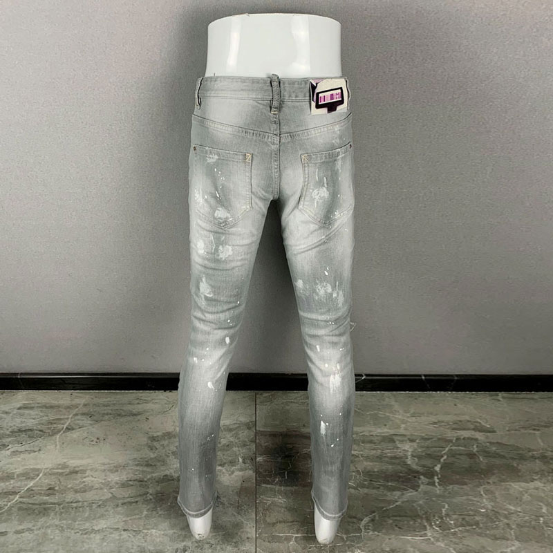 Fashionable new men's jeans, t - đánh giá và giá Men'S Fashion Grey Jeans