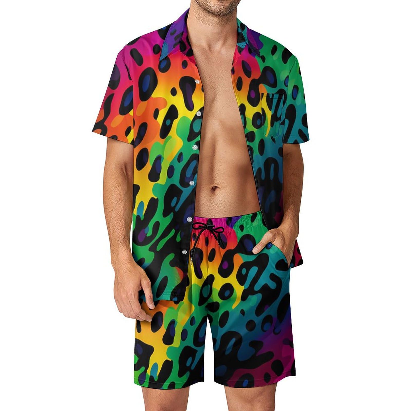 Summer Irregular Geometric 3D  - đánh giá và giá Mens Fashion Clothes