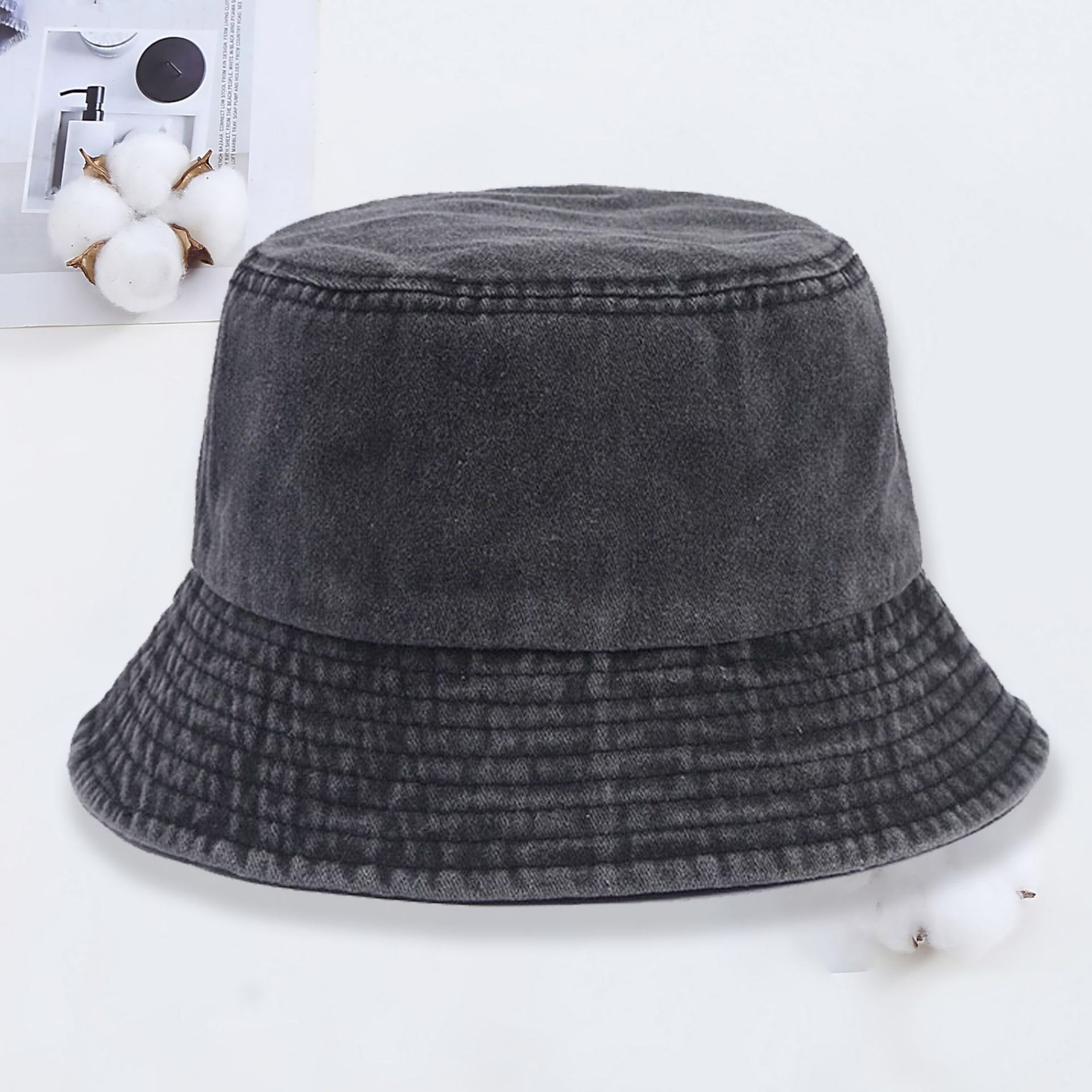 Custom Logo Denim Bucket Hat F - đánh giá và giá Men'S Fashion With Hat