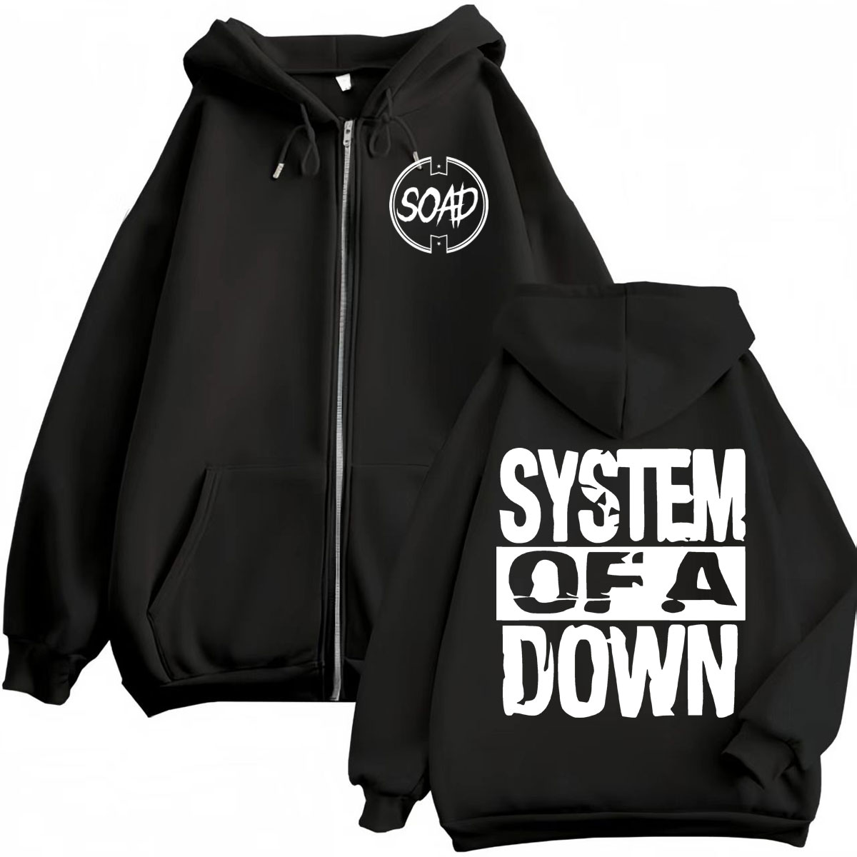 Rock Band System of A Down Pri - đánh giá và giá Mens Fashion Zip Up Hoodies