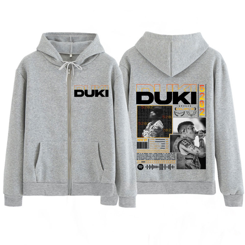 Rapper Duki Duki 5202 MIXTAPE  - đánh giá và giá Mens Fashion Zip Up Hoodies