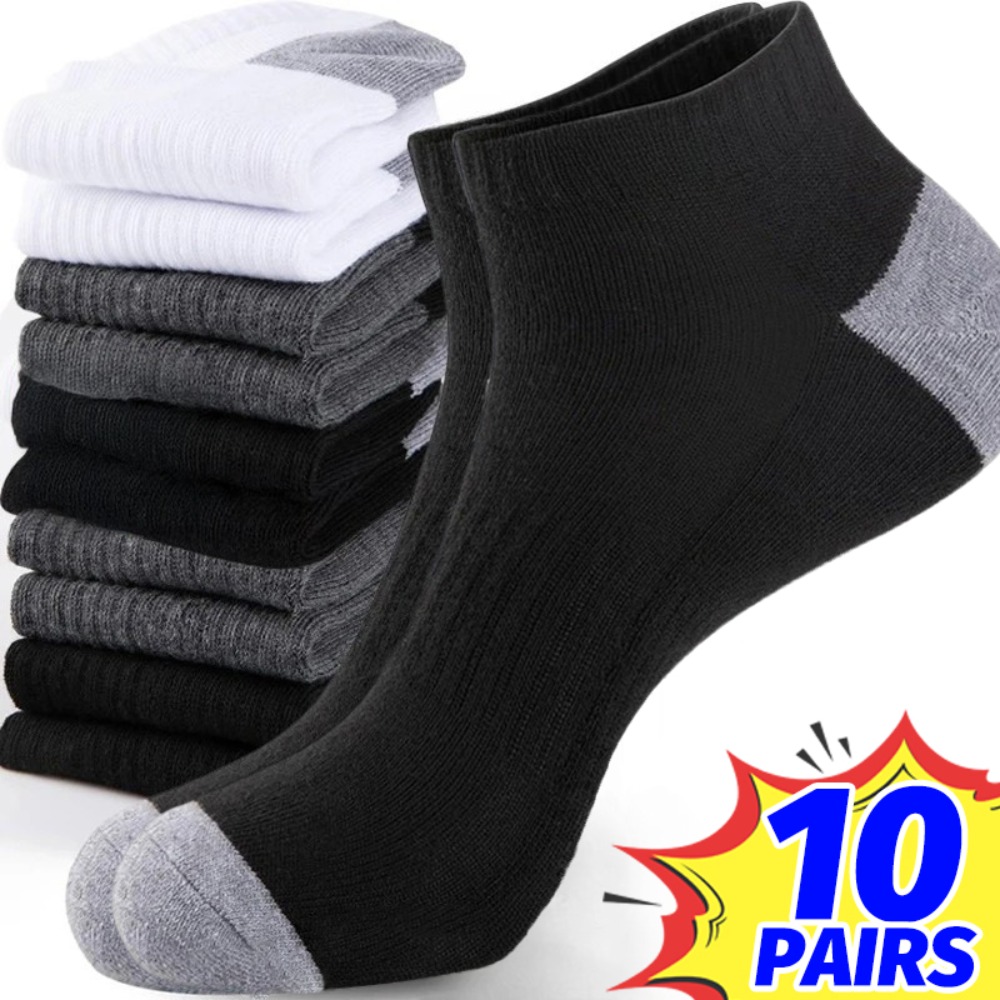 1-10Pairs Breathable Mens Summ - đánh giá và giá Socks Ankle Men