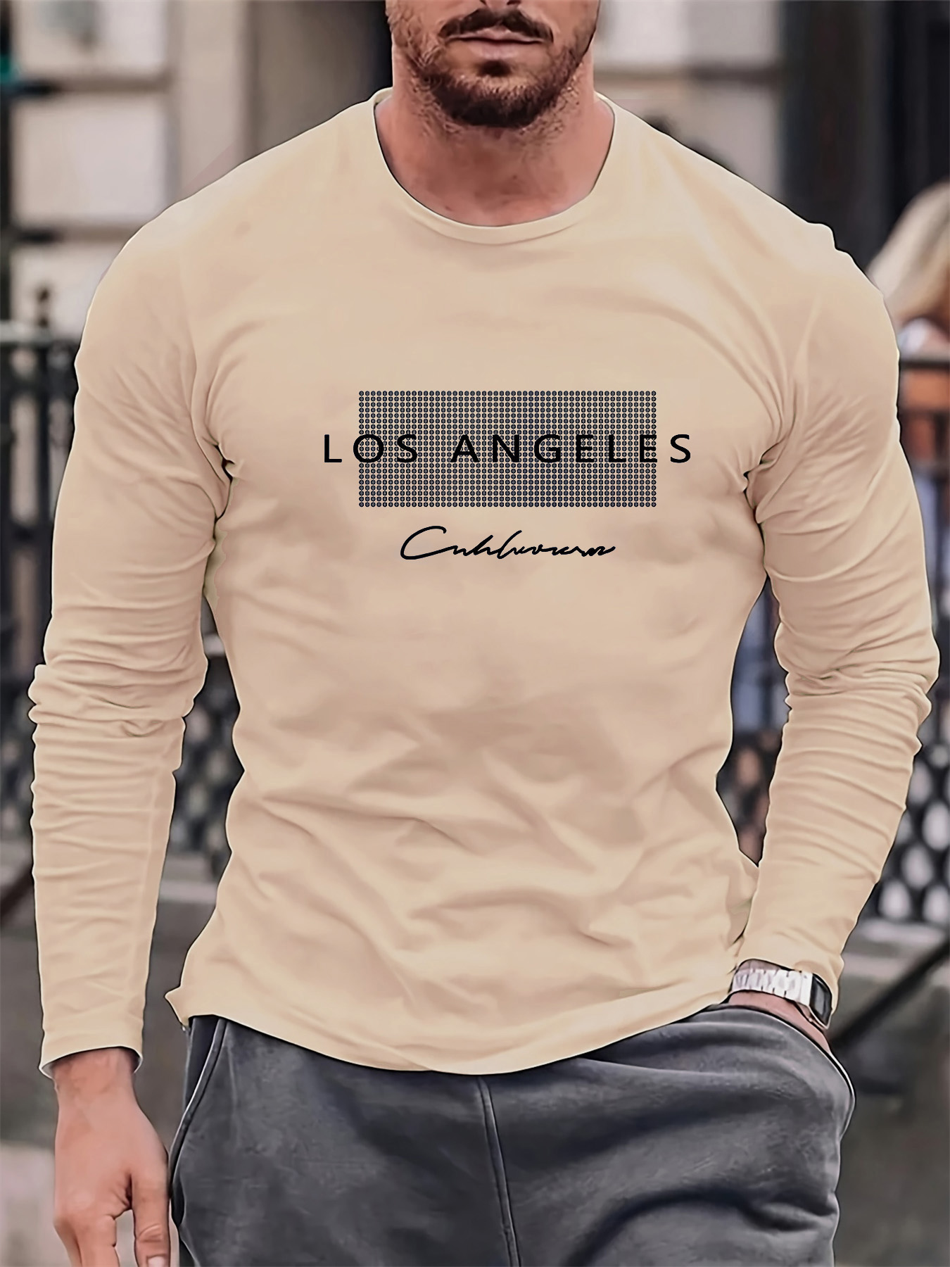 100% Pure Cotton Men's Long Sl - đánh giá và giá Men'S Fashion T Shirts