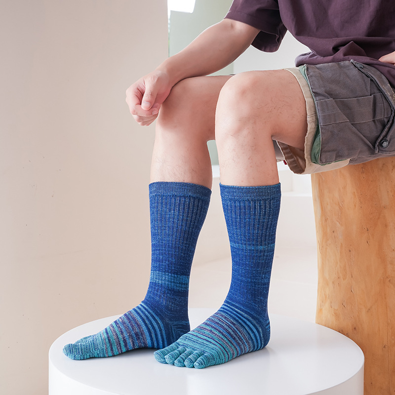 1/5 Pairs Men Toe Socks Long P - đánh giá và giá Socks Ankle Men